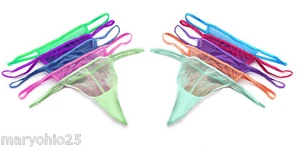 Set 25 Stck. Gemischte Damen Tangas Sexy T-Back Ba G String Höschen Unterwäsche - Bild 1 von 11