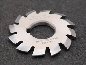 DOLD Zahnformfräser m= 2mm No. 7 für Z= 55-134 EGW 20° gear profile cutter - Bild 1 von 8
