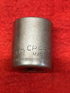 VINTAGE CRAFTSMAN -G- 43579 (reverse) SOCKET, 18mm, 3/8” Drive, 6 pt USA (k25) - Bild 1 von 6