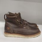 Hawx USA Wedge Soft Toe Boot Brown Men's Size 13D