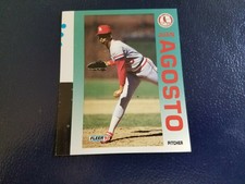 Juan Agosto St Louis Cardinals #574 1992 Fleer Proof RARE ODDBALL