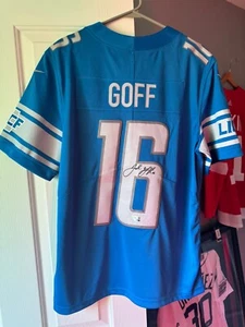 Jared Goff Signed Nike Jersey (Fanatics Cert) - Picture 1 of 3