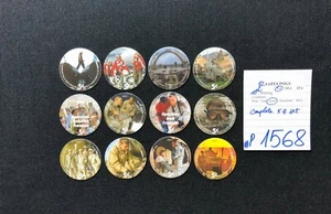 AAFES POGS, 10th Printing, 12 POGS, 5c COMPLETE set, #P1568, GOOD - Picture 1 of 2