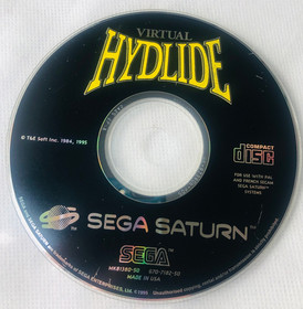 Video Game Virtual Hydlide Disc Only Sega Saturn