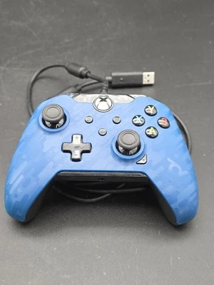 PDP Xbox Controller for Xbox X & Xbox One - Blue Wired Controller  - Image 1 of 3