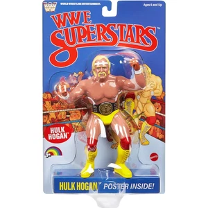 "Figura de acción Mattel WWE Superstars LJN Hulk Hogan 8"" retro en mano de 1980 * Nueva" - Imagen 1 de 4