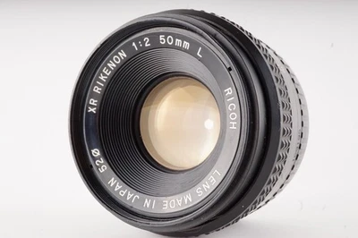 [Exc+5] Lente Ricoh XR Rikenon 50 mm f2 L Early Tomioka Montaje PENTAX K de Japón Foto 1 de 4