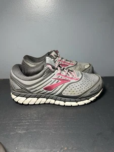 Brooks Ariel 16 ‘Shoes Womens 8 (EE)Grey Pink Running Sneakers Athletic Trainers - Picture 1 of 8