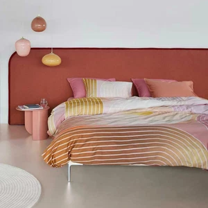 Ensemble de couette corail courbes design hollandais Bedding House en 3 tailles - Photo 1/16