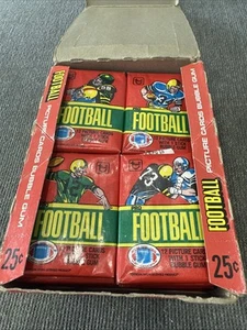 1980 Topps Football (1) Wax Pack Sealed Unopened From Box Phil Simms RC Rookie - Picture 1 of 8