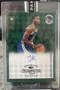 2021-22 Panini Donruss Signature Series JONATHAN KUMINGA Rookie On Card Auto /10 - Bild 1 von 2