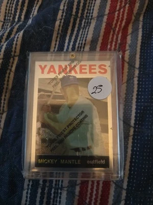 1996 Topps Finest Mickey Mantle 50 - Image 1 of 4
