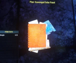 (Xbox) Scavenged Solar Panel Plan - Picture 1 of 1
