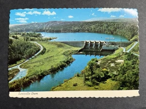 Leesville Dam Smith Mountain HydroElectric Dam Roanoke River VA Vintage Postcard - Picture 1 of 2
