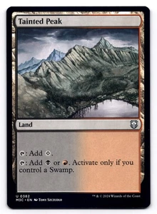 Tainted Peak LP Commander: Modern Horizons 3 0382 MTG Regular - Picture 1 of 2