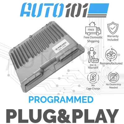 VIN Programmed 1997 Pontiac Firebird Engine Computer PCM 19109037 GM - Изображение 1 из 3