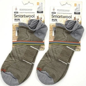 SMARTWOOL Laufsocken - 2 Paar - Zero Cushion Gr. L Low Ankle Moss/Gray Merino - Bild 1 von 7