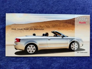 AUDI A4 Cabrio Cabriolet Prospekt 2000 - Picture 1 of 5