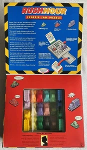 Retro “Rush Hour” Traffic Jam Puzzle Logic Game, Binary Arts/Ravensburger, 1996 - Picture 1 of 23