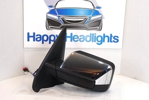 2007-2014 Lincoln Navigator Left Driver Side Door Mirror POWER FOLD Chrome OEM - Picture 1 of 11