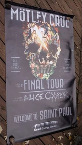 MOTLEY CRUE ALICE COOPER LETZTE TOUR X-LARGE KONZERT POSTER SAINT PAUL MINNESOTA - Bild 1 von 17