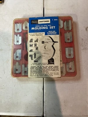 Juego de molduras de sierra radial y de mesa Sears Craftsman 9-3215  Foto 1 de 4