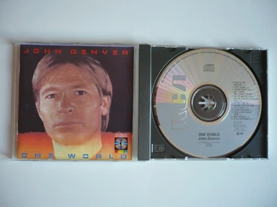 John Denver One World CD 1st Press 1986 EU / Japan Manufactured RCA CD EXC - Изображение 1 из 4