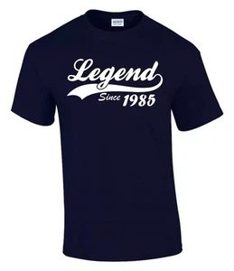 Funny T-Shirt Legend Since 1985 40th Birthday Unisex Male Female T0393 - Picture 1 of 11