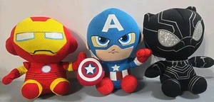 Lot of 3 Plush Stuffed Toys – Mixed Sizes – Soft Collectible Figures - Picture 1 of 2