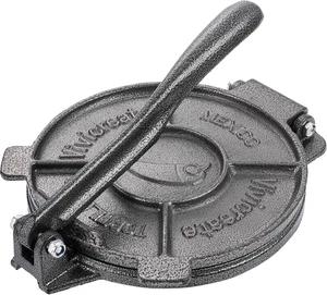 Vivicreate Gusseisen Tortilla Presse Teig Mehl Tortilla Rotis Quesadilla Maschine  - Bild 1 von 12