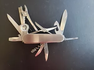 Swiss / Navy Style Pocket Knife Multi Tool 17-IN-1 Stainless steel finish - Picture 1 of 3