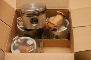 Fiat 127 850 900T Uno Panda A112 pistons set with rings pins 65.60mm Kolben - Picture 1 of 2