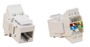 Paquete de 5 gatos Primex 135-0171 sin herramientas Cat6 3 biseles estrella de velocidad RJ45 - Imagen 1 de 2
