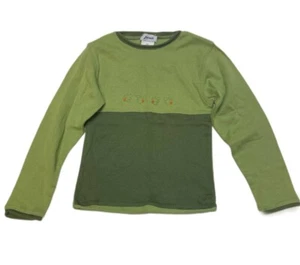 Camisa polo para niñas Jacadi verde cedro avenant algodón manga larga talla 2 años nueva con etiquetas - Imagen 1 de 2