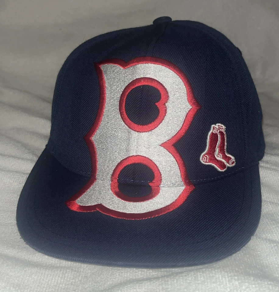 VTG 90's American needle Boston Red Sox Logo On Bill Cap 7” 3/8 Pro Model - Image 1 of 4