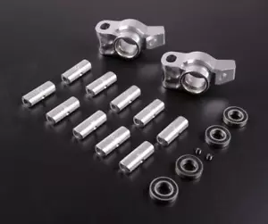 New CNC alloy rear wheel hub carrier kit(adjustable angle ) fit 1/5 HPI BaJa 5b - Picture 1 of 4