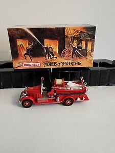 Matchbox Models of Yesteryear  Fire Engine Series 1935 Mack AB Fire Engine YFE15