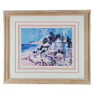 TISHA WHITNEY "Crystal Cove" LIMITED EDITION SIGNED LITHOGRAPH of Seaside, Beach - Picture 1 of 10