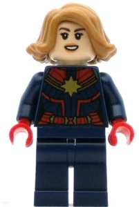 LEGO Super Heroes Minifigure Captain Marvel (Genuine) - Picture 1 of 1
