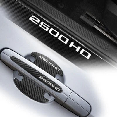 For Silverado 2500HD Door Plate Sill Scuff Anti Scratch Decal Protector Cover Foto 1 de 4