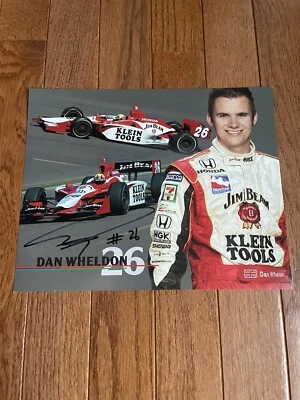 Authentic Autographed 2004 Dan Wheldon Indy 500 Hero Card - Image 1 of 3