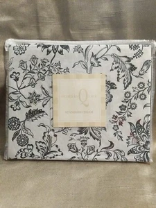 Status Quo schwarz-weiß Blumenmuster Standard Kissenbezug 20 x 26 Neu in Verpackung - Bild 1 von 4