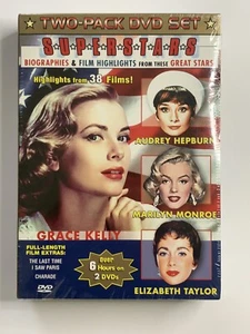 Female Super Stars (DVD, 2008) Audrey Hepburn. Marilyn Monroe.￼ & more New - Picture 1 of 2