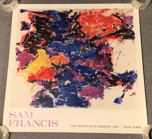 Sam Francis Museum of Modern Art Towards Disappearance II 1989 Druckposter Vintage - Bild 1 von 12