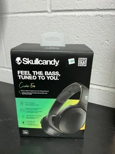 Casque supra-auriculaire sans fil Skullcandy Crusher Evo noir véritable NEUF scellé - Photo 1 sur 5