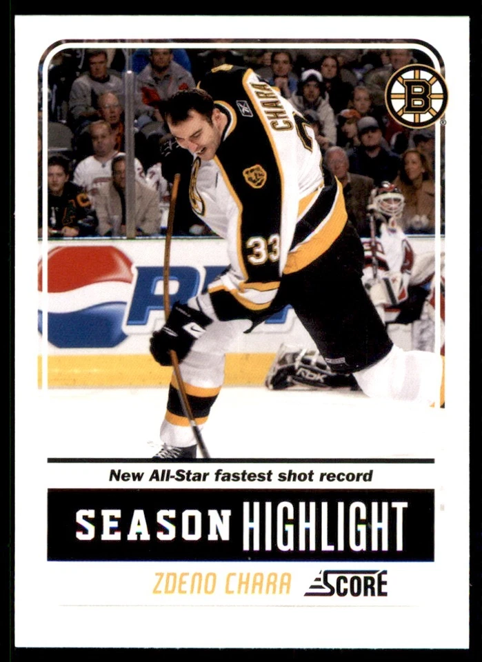 2011-12 Score Zdeno Chara #15 - Image 1 of 2