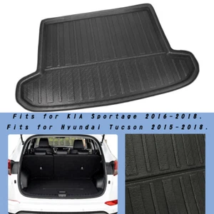 Alfombrilla forro para Hyundai Tucson 2016-2018 maletero trasero maletero maletero maletero carga piso - Imagen 1 de 6