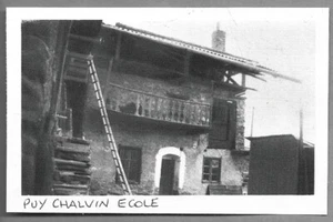 1952 -- PUY CHALVIN . L ECOLE EN RESTAURATION . 4C048 - Picture 1 of 1