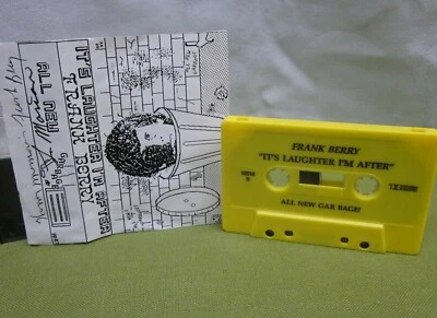 FRANK BERRY autograph It’s Laughter I’m After cassette tape 1990s - Image 1 of 2
