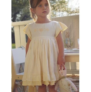 Well Dressed Wolf VINTAGE 7 Glorious Cross Embroidered Dress LA1-A46 - Picture 1 of 3
